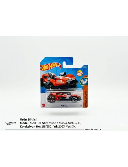 HOT WHEELS ARABA  MOD MILL