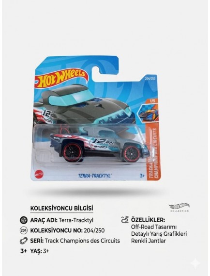 HOT WHEELS ARABA TERRA-TRACKTYL