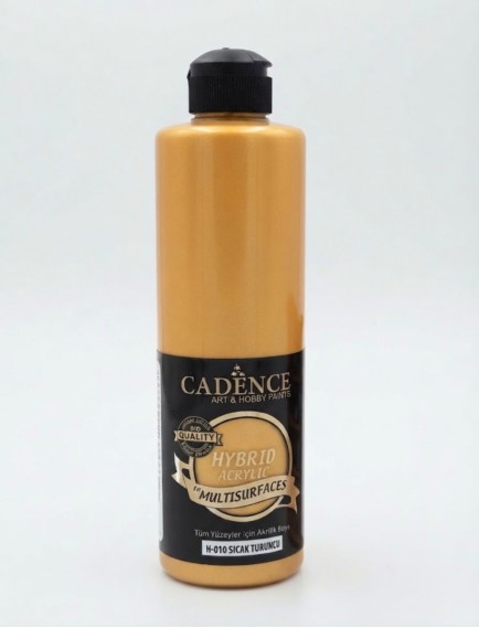 Cadence Hybrid Akrilik Boya H-010 Sıcak Turuncu